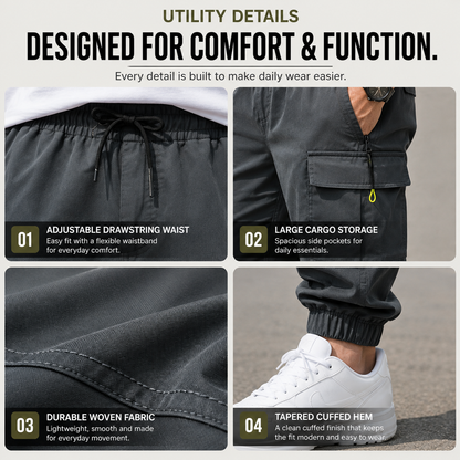 💚 BESTSELLER | 8PCS $25.99| Men’s Multi-Pocket Cargo Jogger Pants