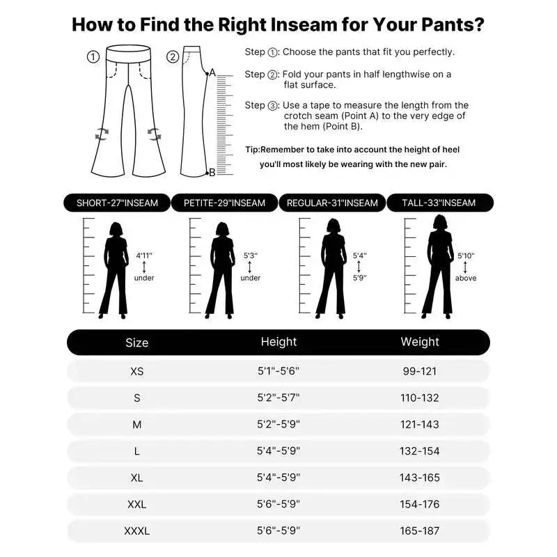 💚 Women’s High-Waist Wide Leg Pants with Pockets