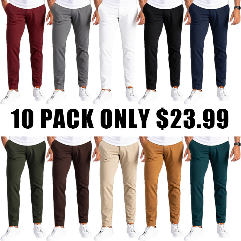 🔥Men's slim fit stretch golf Pants🔥
