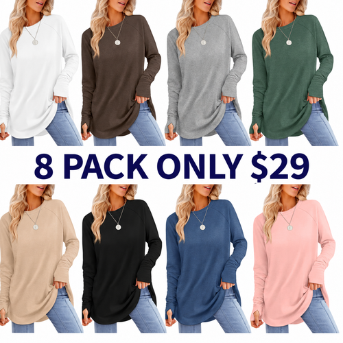 🔥 Clearance Sale — Limited Stock! 🔥Womens Tunic Tops