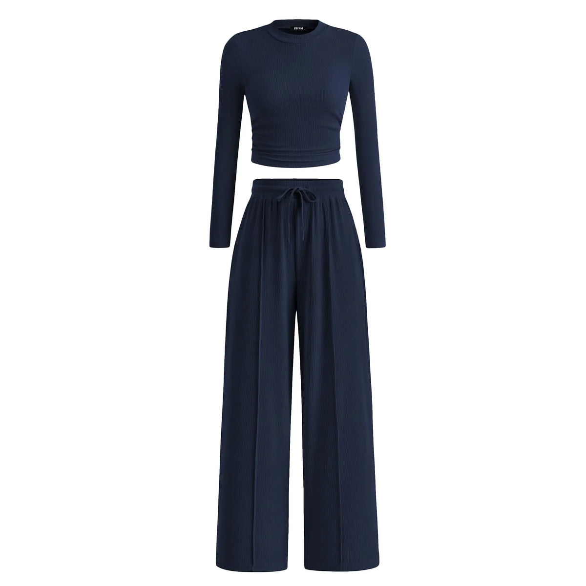 🔥Last Day 89% OFF🔥Women's Winter 2-Piece Set – Warm Top & Wide-Leg Pants