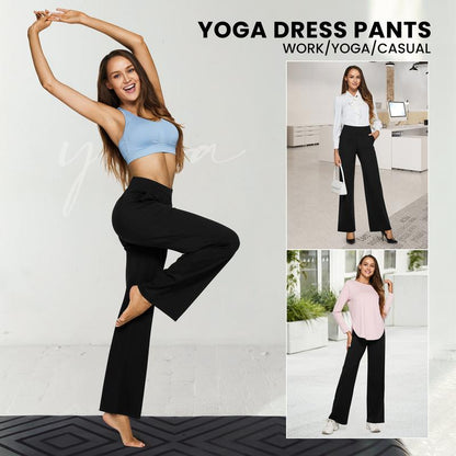 ⚡ Women’s High-Waisted Flare Pants with Pockets