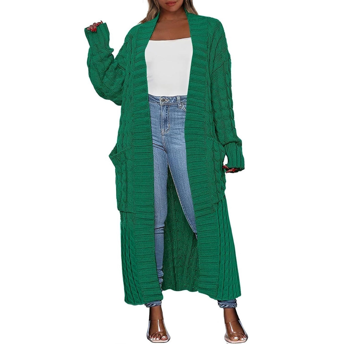 Women’s Long Cardigan 2026 – Oversized Knitted Coat