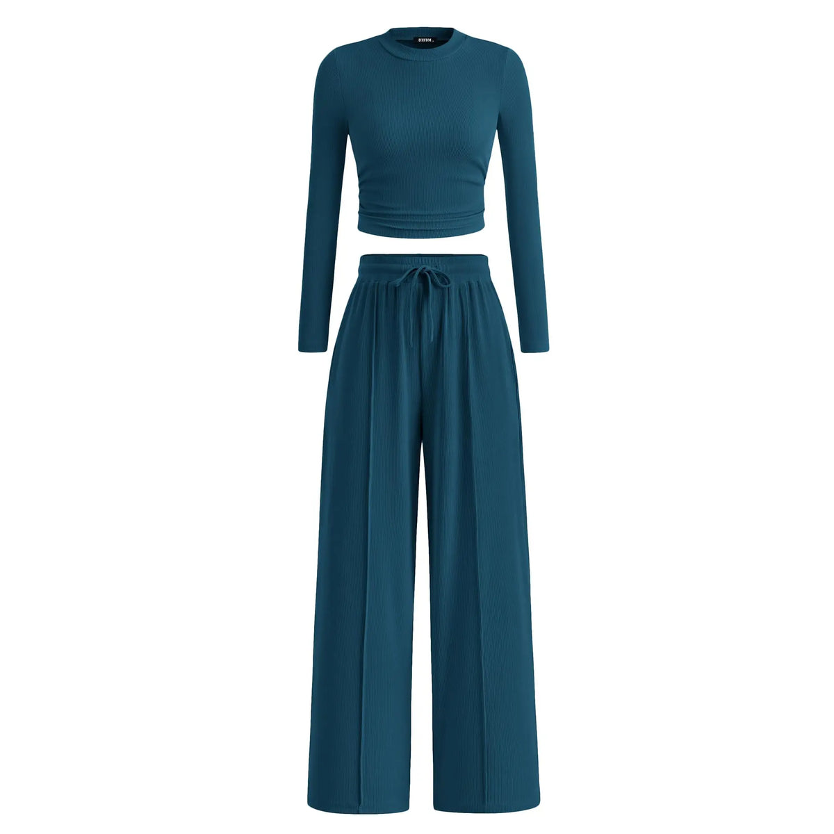 🔥Last Day 89% OFF🔥Women's Winter 2-Piece Set – Warm Top & Wide-Leg Pants