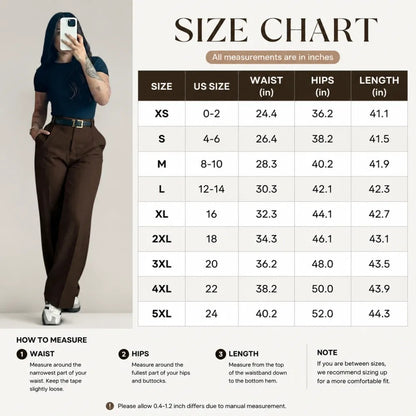Women's High-Waisted Wide Leg Bottoms