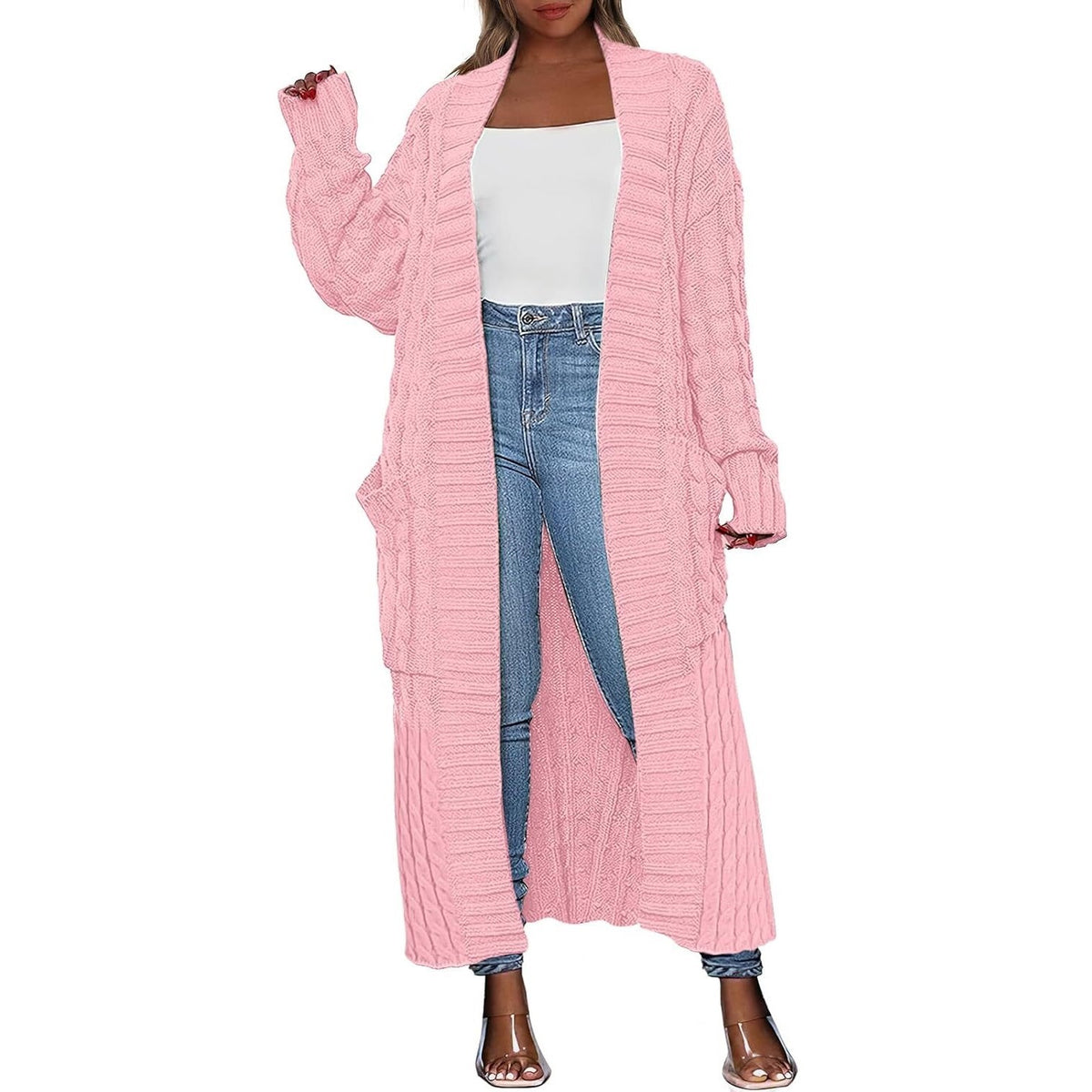 Women’s Long Cardigan 2026 – Oversized Knitted Coat