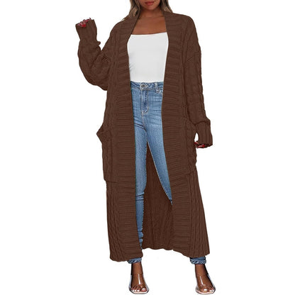 Women’s Oversized Long Cardigan 2026 – Cozy Knitted Coat