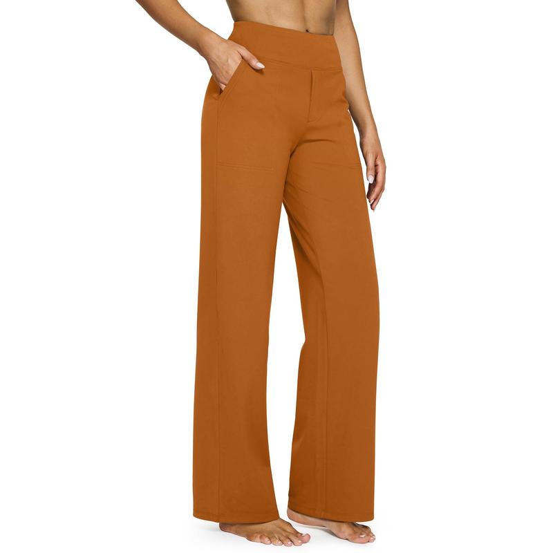 ⚡ Women’s High-Waisted Flare Pants with Pockets