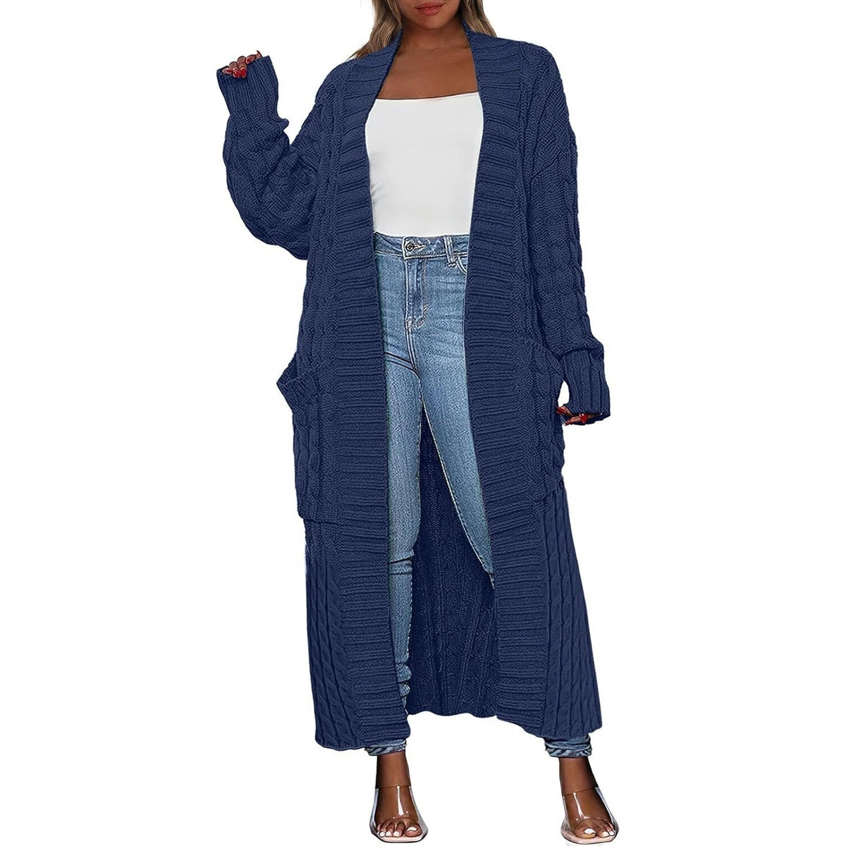 Women’s Long Cardigan 2026 – Oversized Knitted Coat
